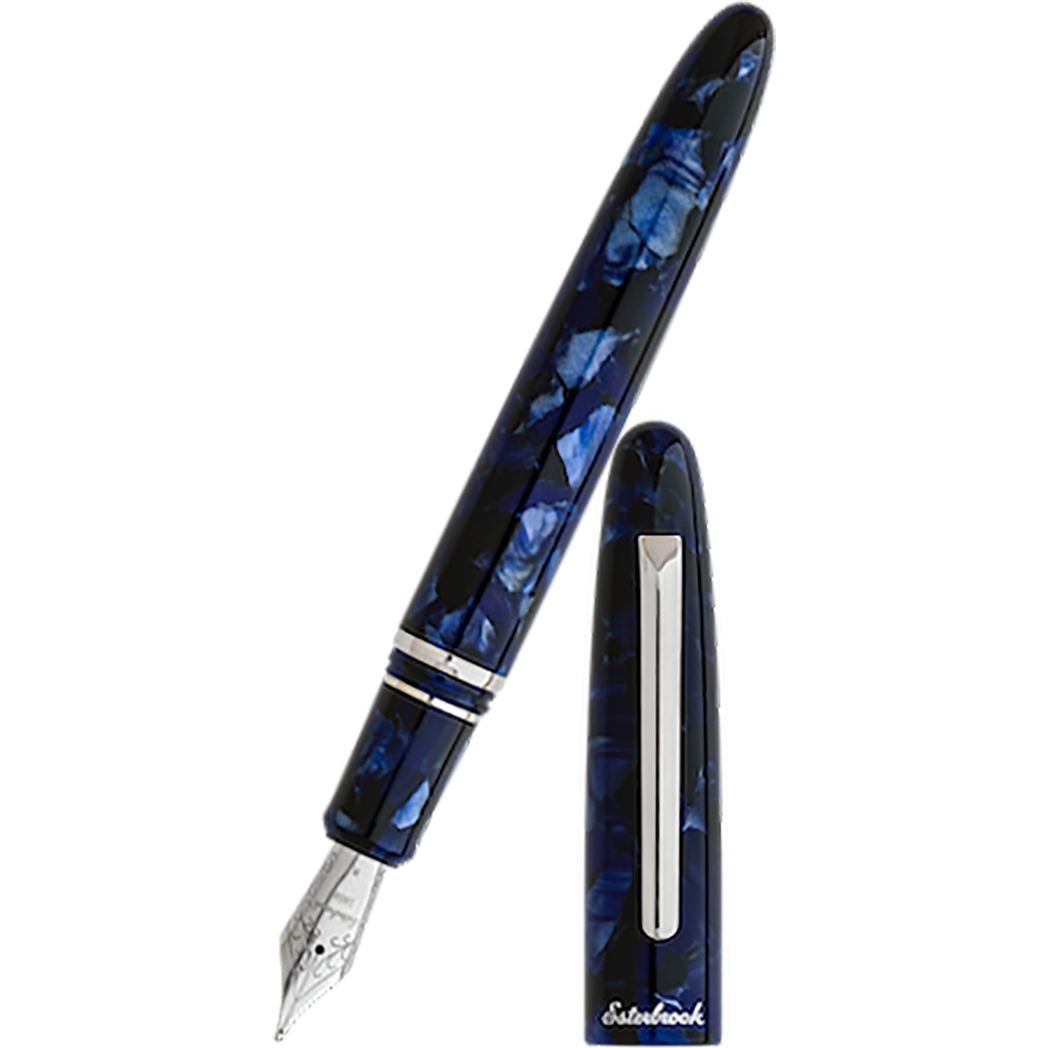 Esterbrook Estie Fountain Pen - Cobalt - Silver Trim-Pen Boutique Ltd