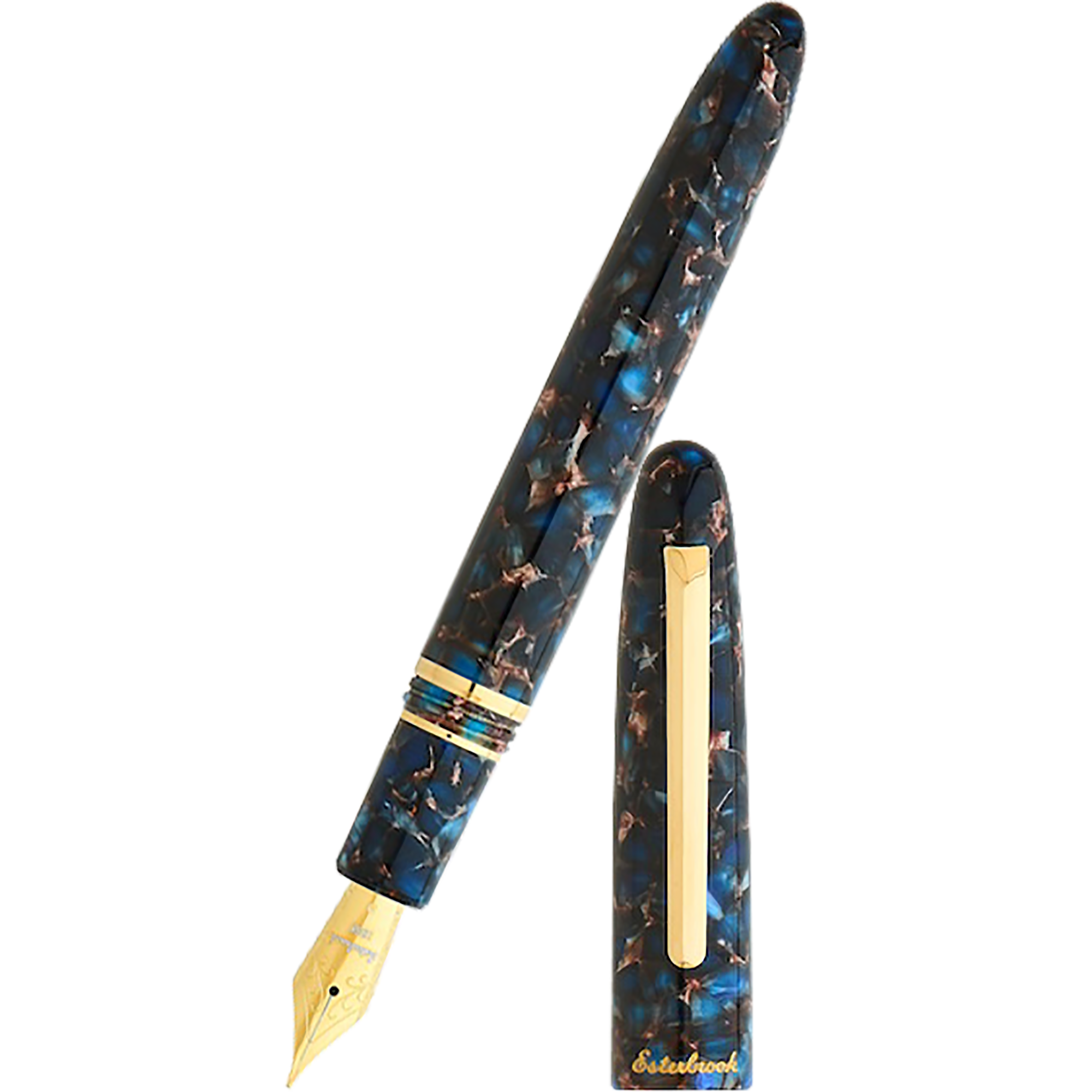 Esterbrook Estie Fountain Pen - Nouveau Bleu - Gold Trim-Pen Boutique Ltd