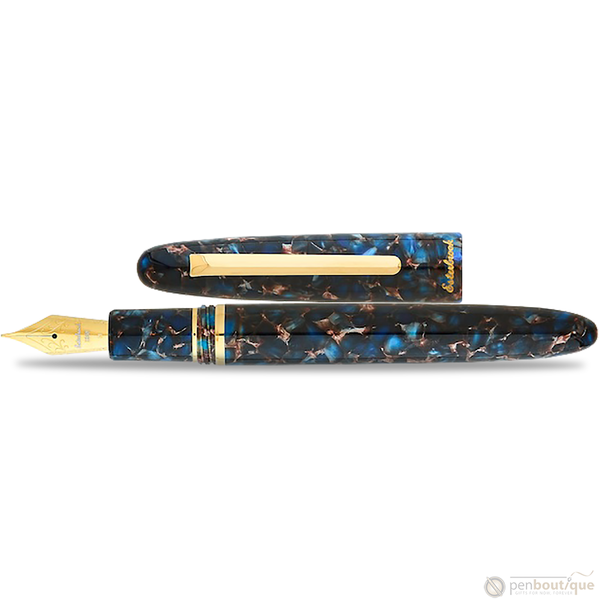 Esterbrook Estie Fountain Pen - Nouveau Bleu - Gold Trim-Pen Boutique Ltd
