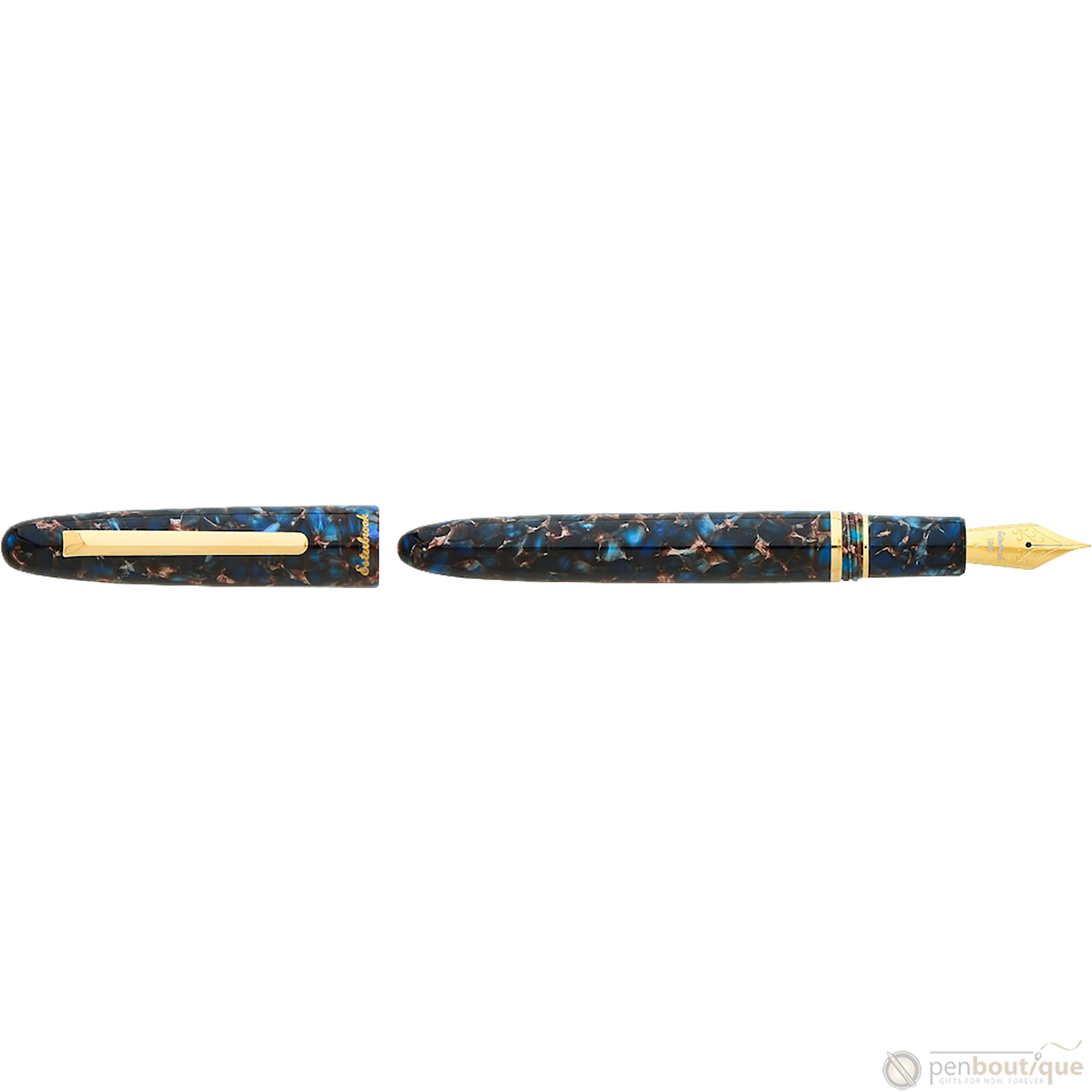 Esterbrook Estie Fountain Pen - Nouveau Bleu - Gold Trim-Pen Boutique Ltd