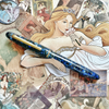 Esterbrook Estie Rollerball Pen - Nouveau Bleu - Gold Trim-Pen Boutique Ltd