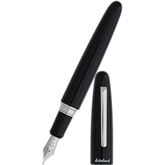 Esterbrook Estie OS Fountain Pen - Ebony - Chrome Trim-Pen Boutique Ltd