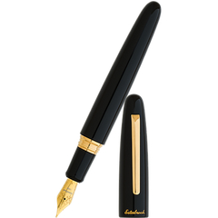 Esterbrook Estie OS Fountain Pen - Ebony - Gold Trim-Pen Boutique Ltd