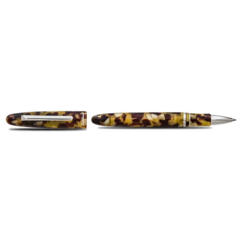 Esterbrook Estie Rollerball Pen - Chrome Trim - Tortoise-Pen Boutique Ltd