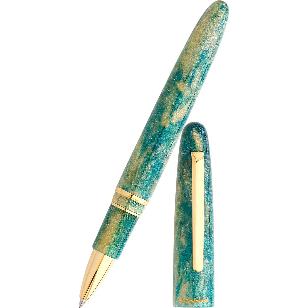 Esterbrook Estie Rollerball Pen - Gold Rush Frontier Green-Pen Boutique Ltd