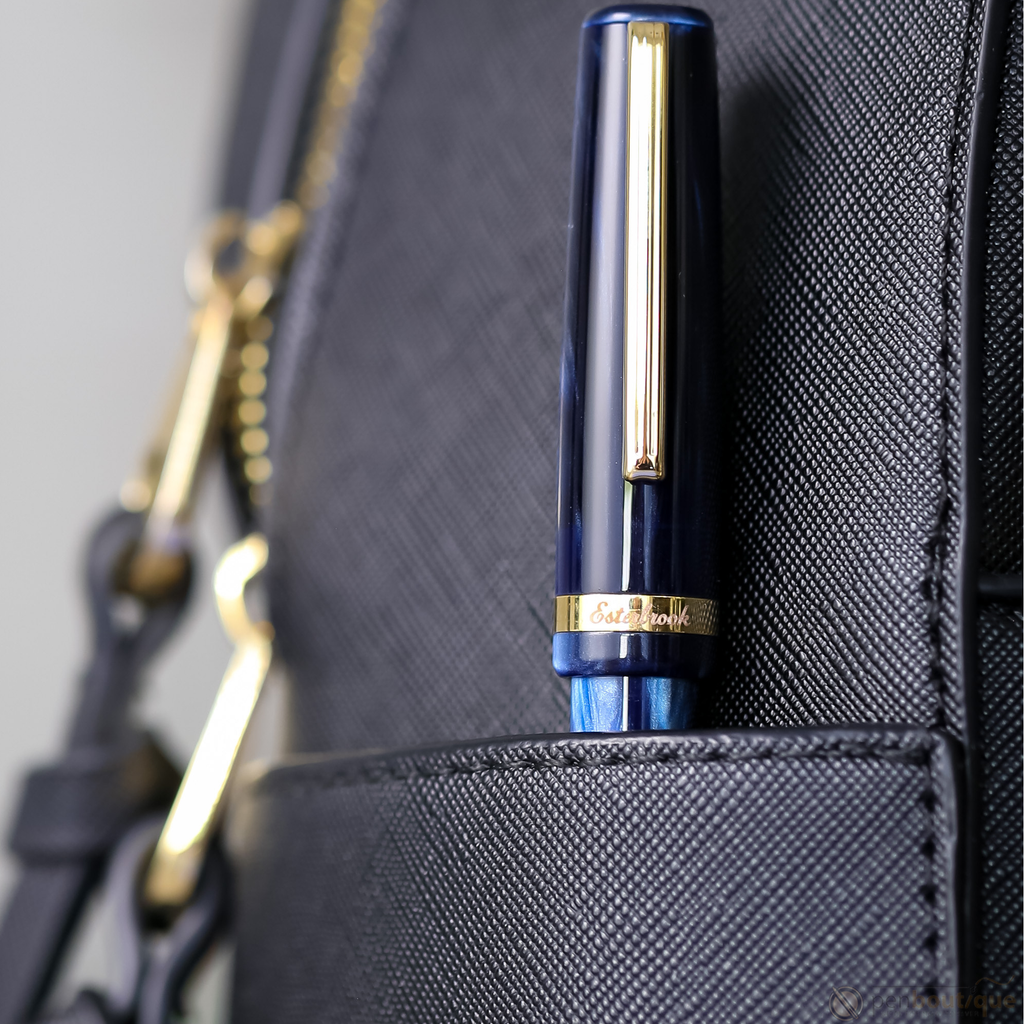 Esterbrook JR Pocket Pen Capri Blau Mit M-Feder - Kompakter Füllfederhalter Für Unterwegs