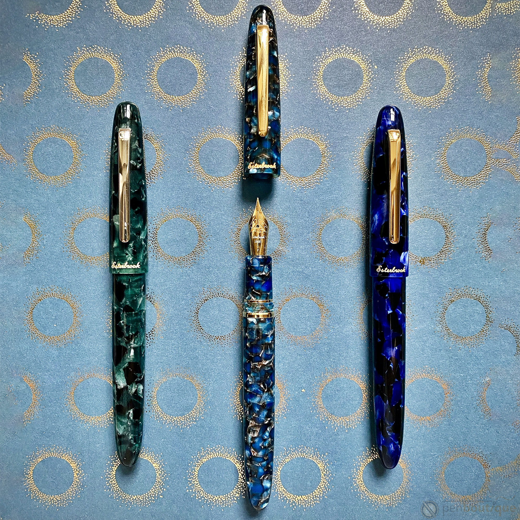 Esterbrook Estie Fountain Pen - Nouveau Bleu - Gold Trim-Pen Boutique Ltd