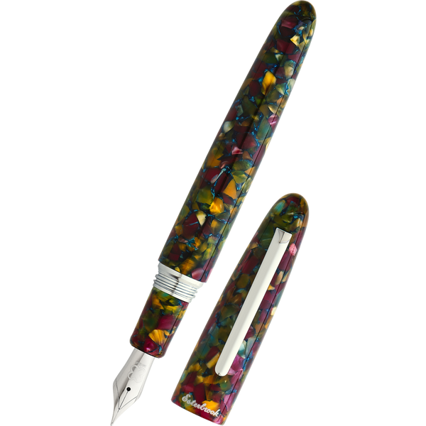 Esterbrook Estie Fountain Pen - Botanical Garden - Palladium (Oversized)-Pen Boutique Ltd