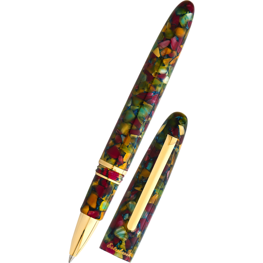 Esterbrook Estie Rollerball Pen - Botanical Garden - Gold-Pen Boutique Ltd