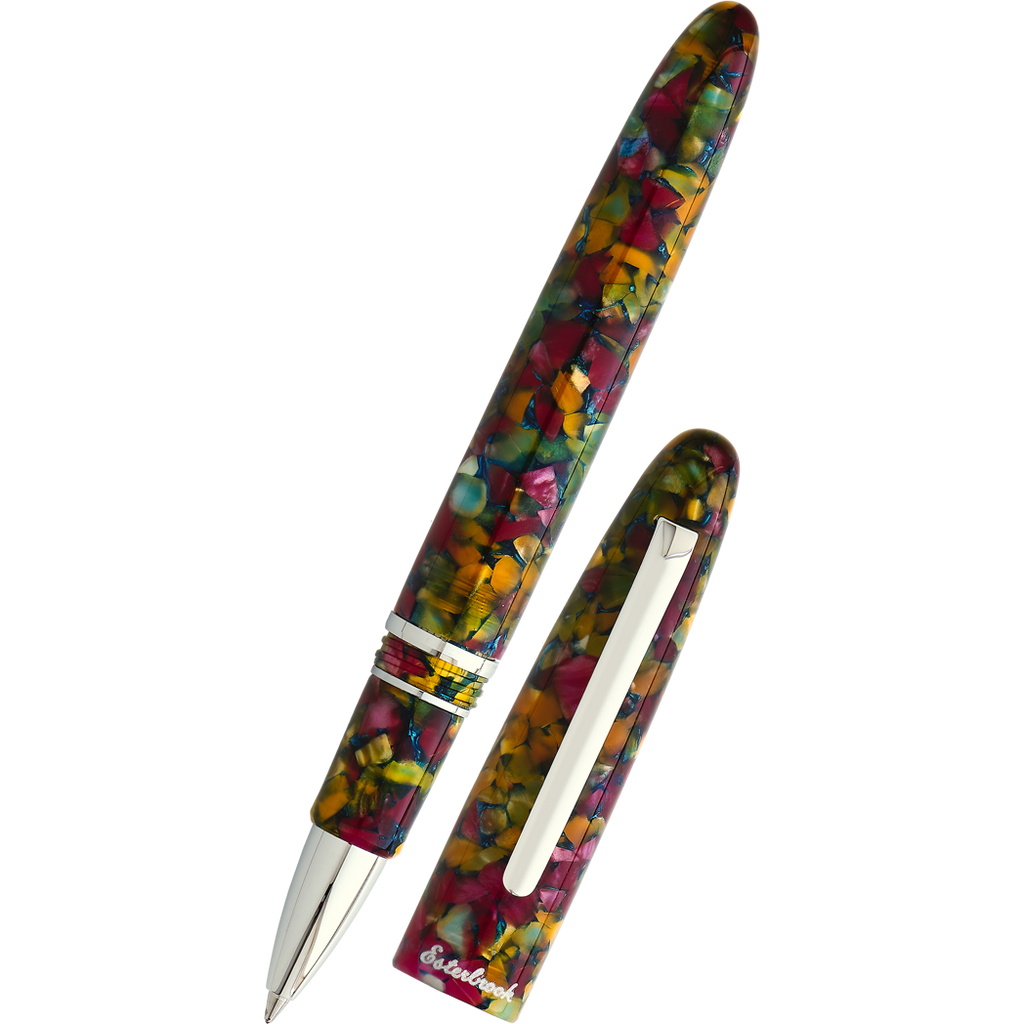 Esterbrook Estie Rollerball Pen - Botanical Garden - Palladium-Pen Boutique Ltd