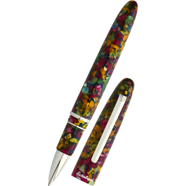 Esterbrook Estie Rollerball Pen - Botanical Garden - Palladium-Pen Boutique Ltd