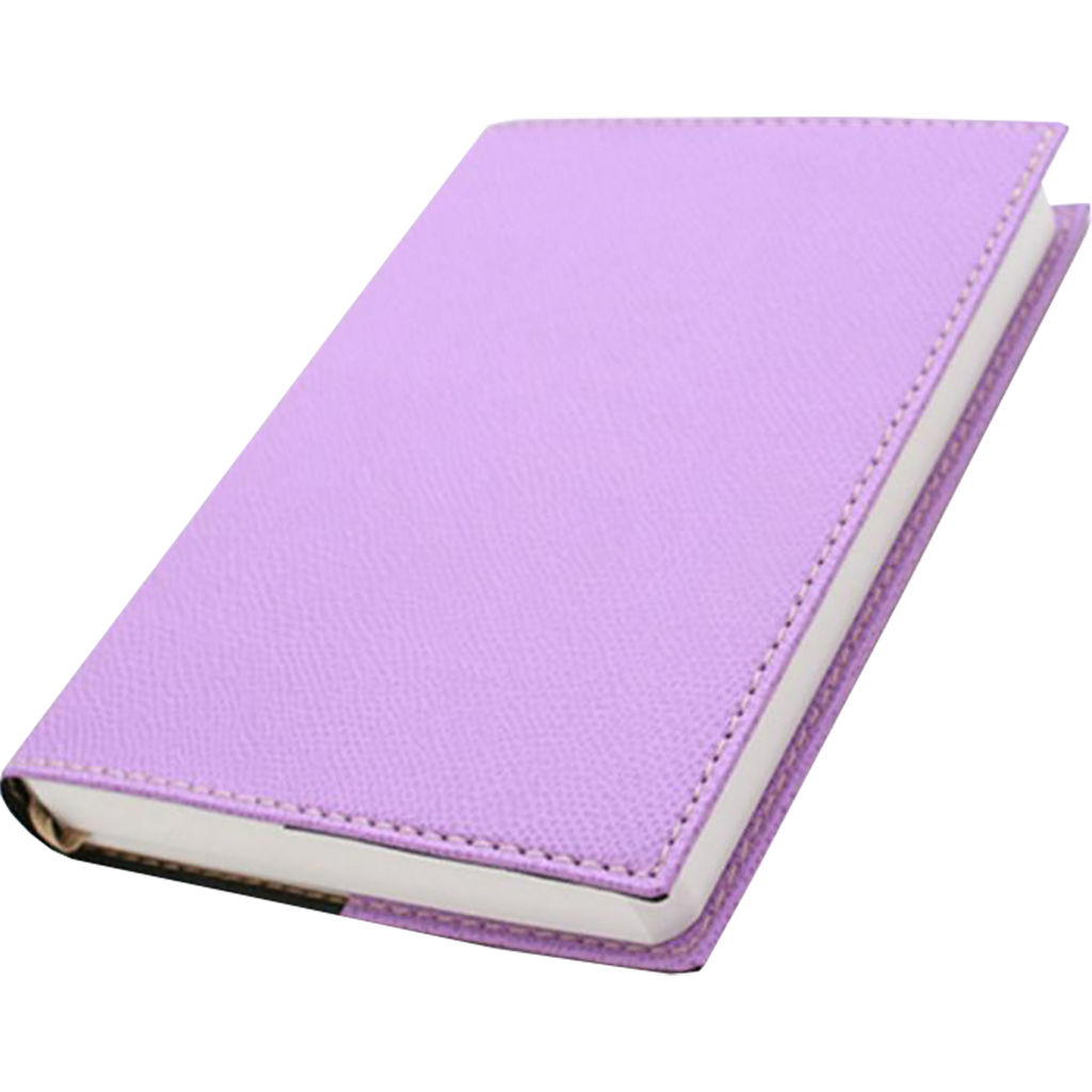 Exacompta Club Lilac Blank Leatherette-Pen Boutique Ltd