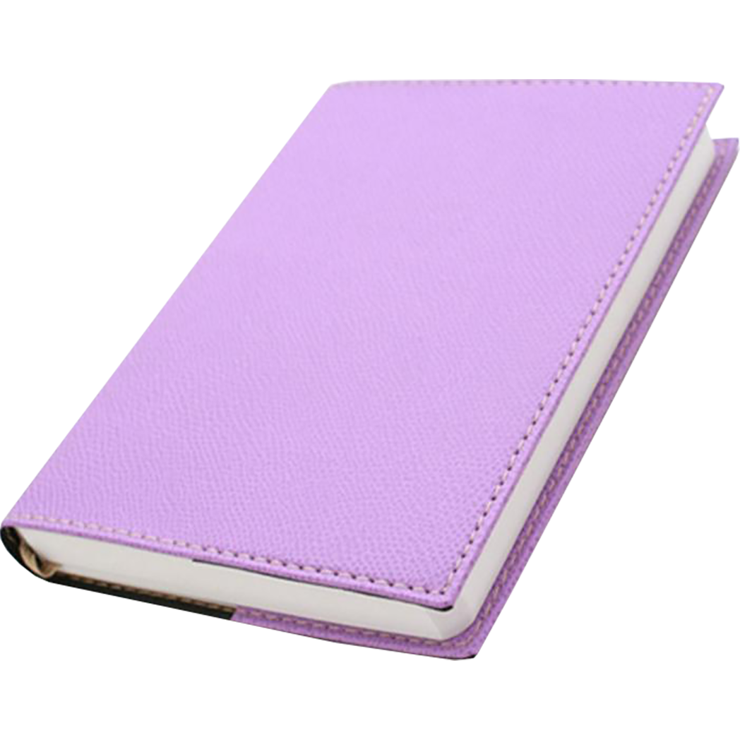 Exacompta Club Lilac Blank Leatherette-Pen Boutique Ltd