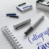 Faber Castell Grip 2011 Calligraphy Gift Tin - Silver-Pen Boutique Ltd