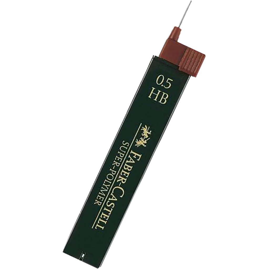 Faber-Castell Pencil Lead .5mm HB Box of 12 leads-Pen Boutique Ltd