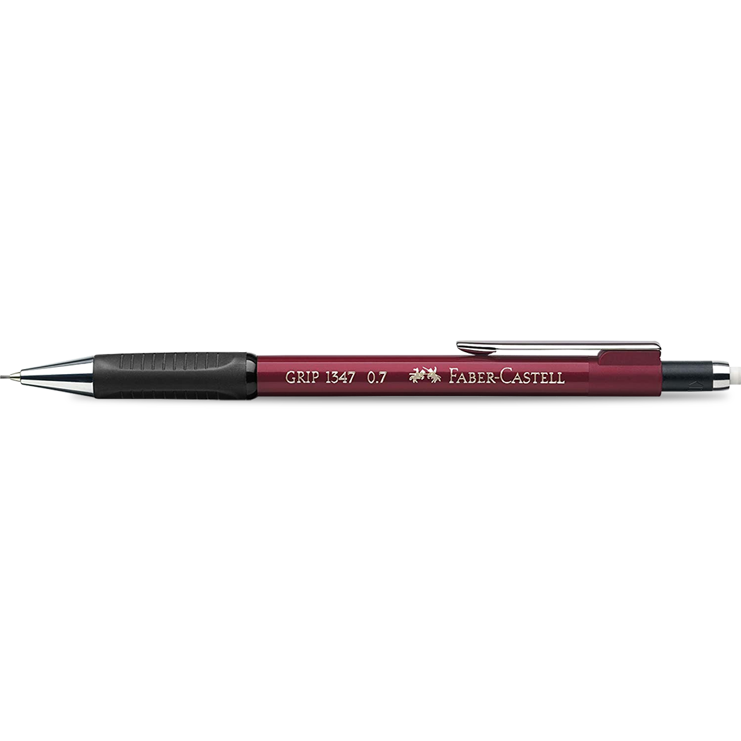 Faber-Castell Grip 1347 Mechanical Pencil - Red - 0.7mm-Pen Boutique Ltd