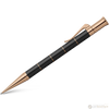 Graf von Faber-Castell Classic Anello Mechanical Pencil - Black with Rose Gold Trim-Pen Boutique Ltd