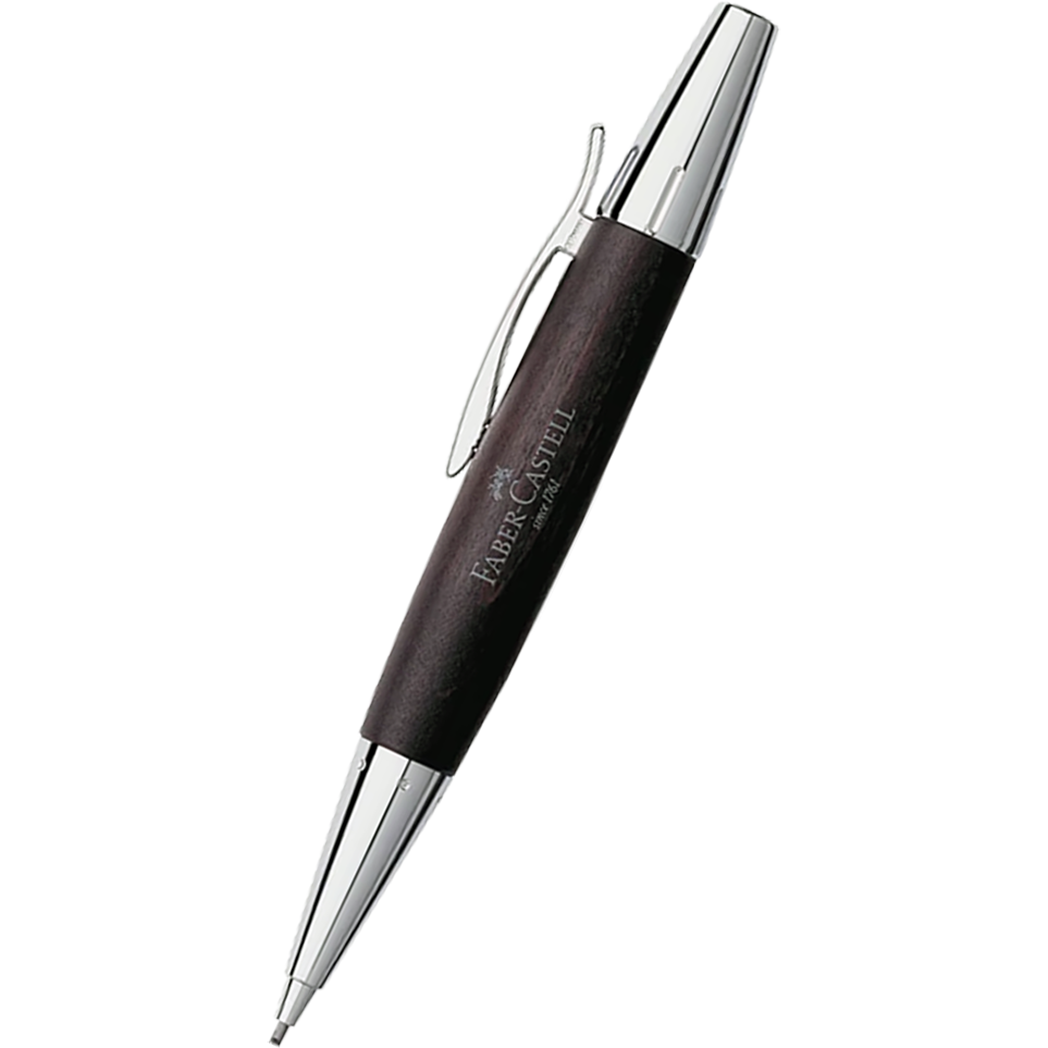 Faber-Castell Design E-Motion Pencil Pearwood Dark Brown-Pen Boutique Ltd