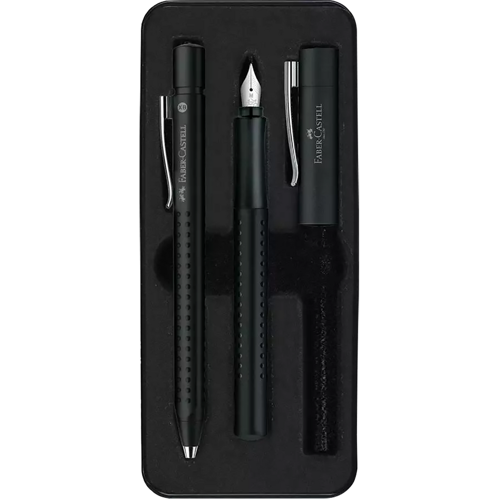 Faber-Castell Grip 2011 Set - Black-Pen Boutique Ltd