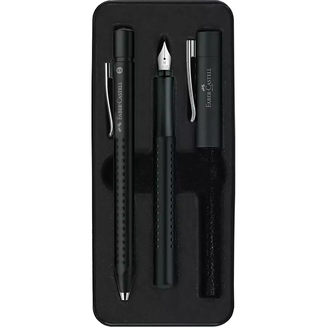 Faber-Castell Grip 2011 Set - Black-Pen Boutique Ltd