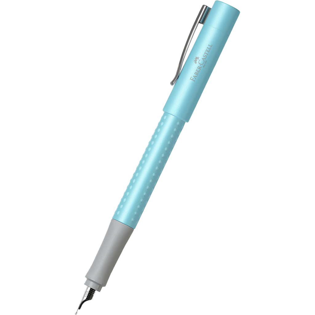 Faber Castell Grip Fountain Pen - Pearl Turquoise-Pen Boutique Ltd