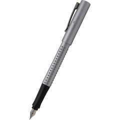 Faber Castell Grip 2011 Fountain Pen - Silver-Pen Boutique Ltd