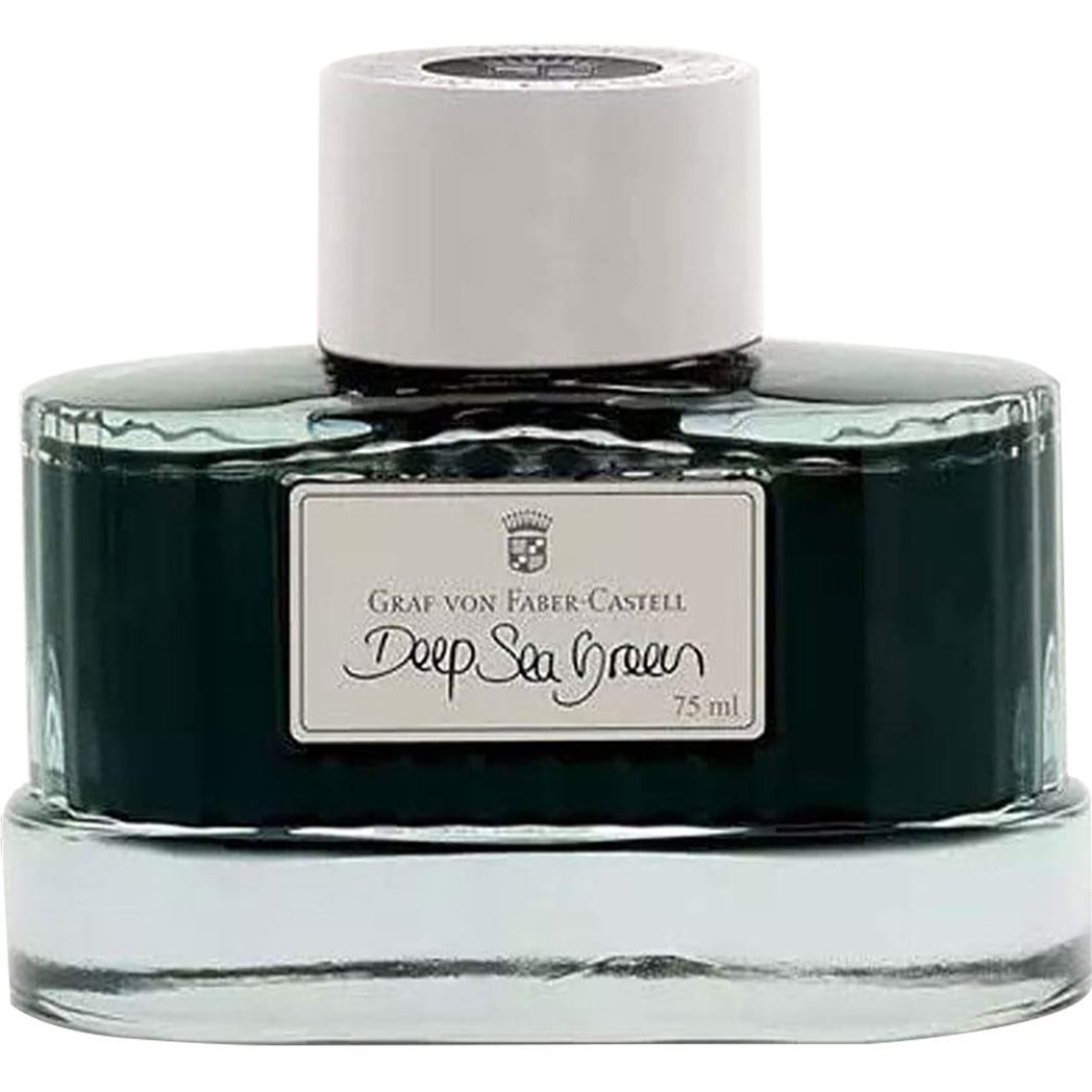 Graf Von Faber-Castell Design Deep Sea Green Ink Bottle-Pen Boutique Ltd