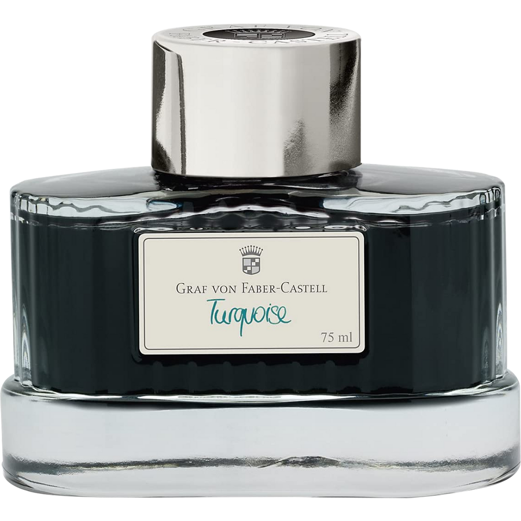 Graf Von Faber-Castell Turquoise Ink Bottle 75 ml-Pen Boutique Ltd