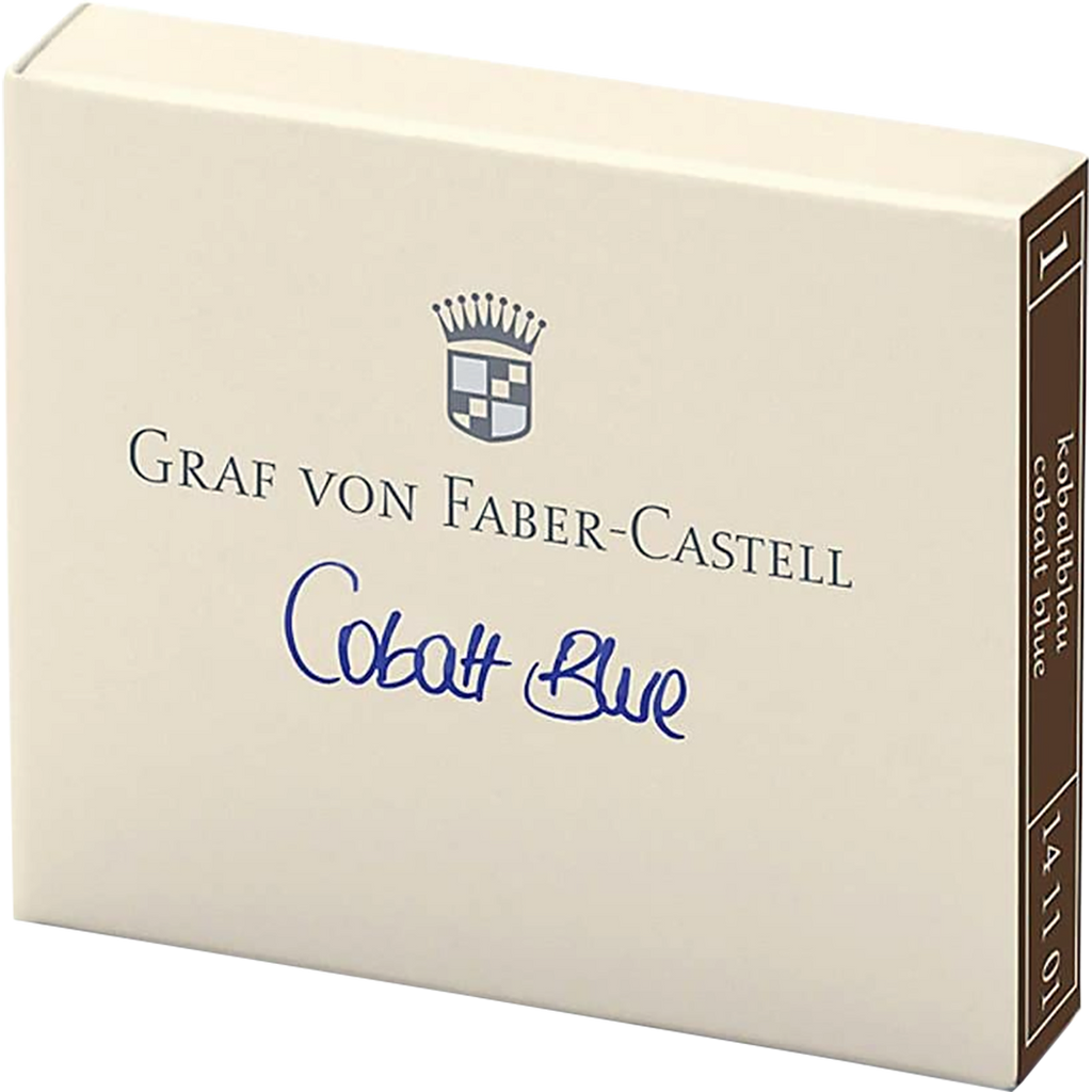 Graf Von Faber-Castell Design 6 Cobalt Blue Ink Cartridges-Pen Boutique Ltd