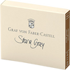 Graf Von Faber-Castell Design 6 Stone Grey Ink Cartridges-Pen Boutique Ltd