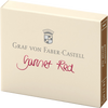 Graf Von Faber-Castell Design 6 Garnet Red Ink Cartridges-Pen Boutique Ltd