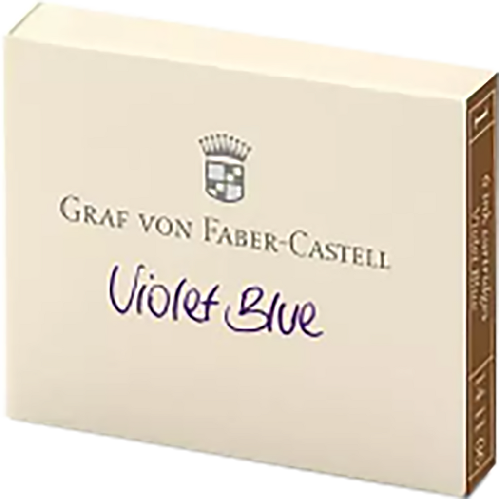 Graf Von Faber-Castell Design Heritage Ink Cartridges - Violet (6 per box)-Pen Boutique Ltd
