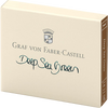Graf Von Faber-Castell Design 6 Deep Sea Green Ink Cartridges-Pen Boutique Ltd