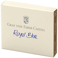 Graf Von Faber-Castell Design 6 Royal Blue Ink Cartridges-Pen Boutique Ltd
