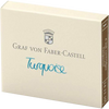 Graf Von Faber-Castell Turquoise Ink Cartridges /Bx 6-Pen Boutique Ltd