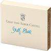 Graf Von Faber-Castell Ink Cartridges - Gulf Blue - 6/Box-Pen Boutique Ltd