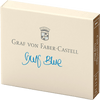 Graf Von Faber-Castell Ink Cartridges - Gulf Blue - 6/Box-Pen Boutique Ltd