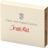 Graf Von Faber-Castell Ink Cartridges - India Red - 6/Box-Pen Boutique Ltd