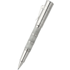 Graf Von Faber-Castell Imperium Romanum Pen of the Year 2018 Platinum/White Rollerball Pen-Pen Boutique Ltd