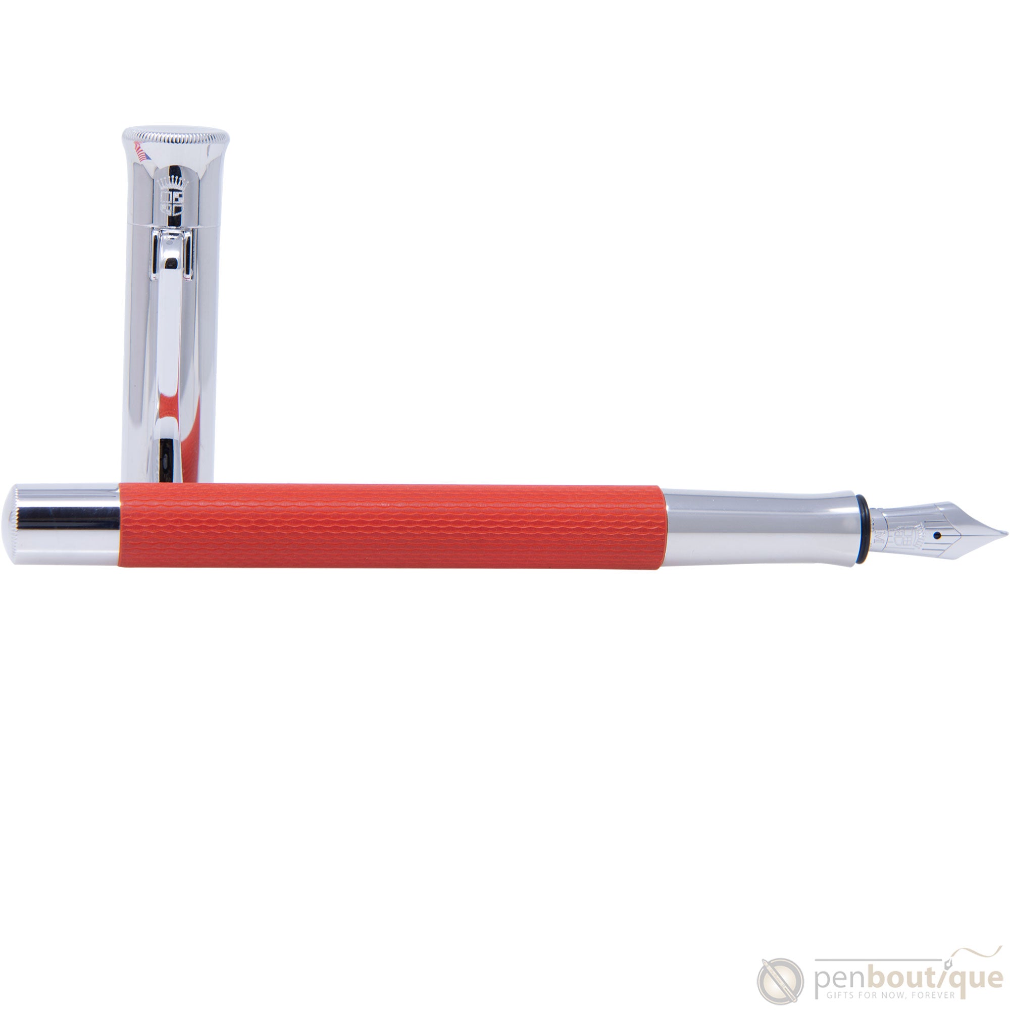 Graf Von Faber-Castell Guilloche Burned Orange Fountain Pen-Pen Boutique Ltd