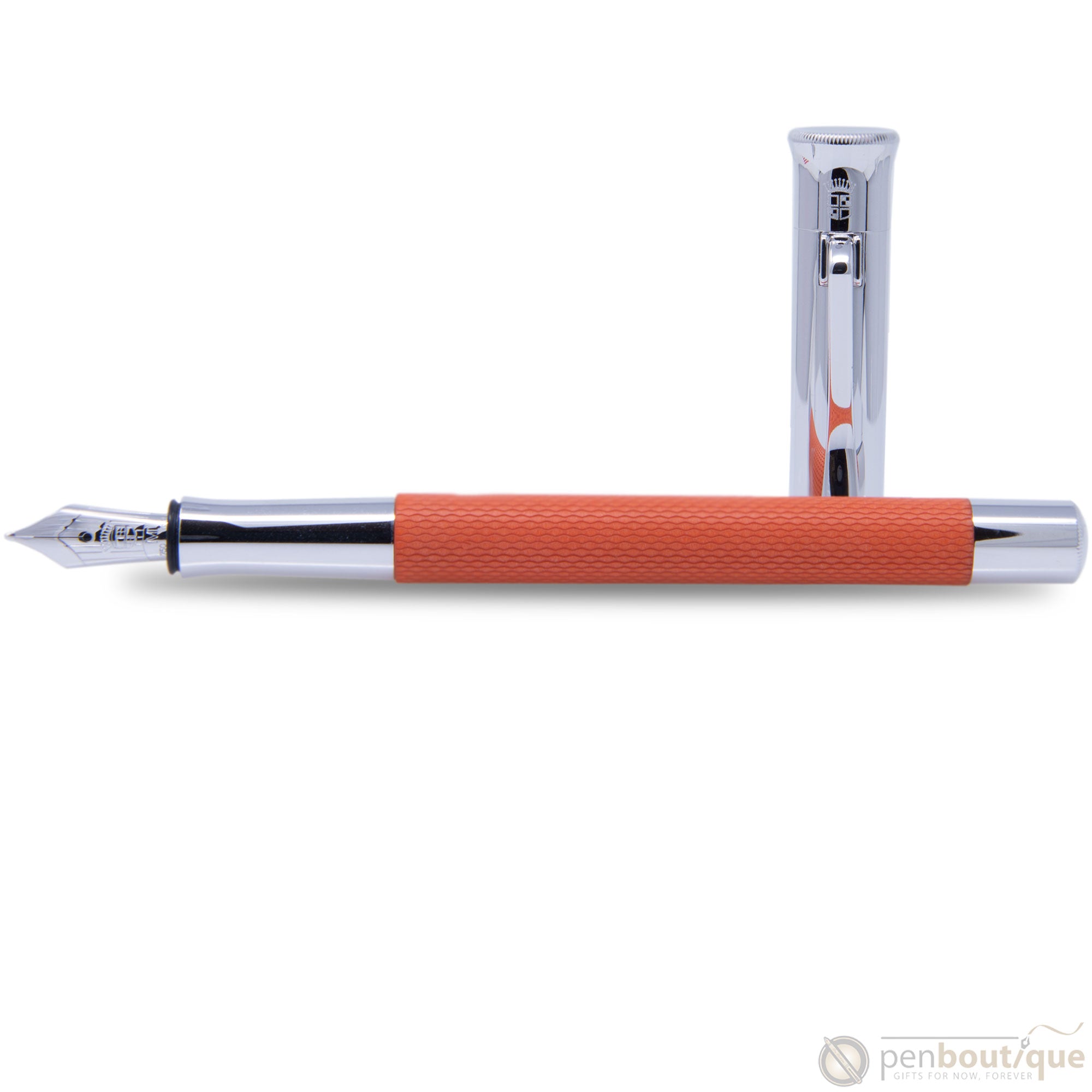 Graf Von Faber-Castell Guilloche Burned Orange Fountain Pen-Pen Boutique Ltd