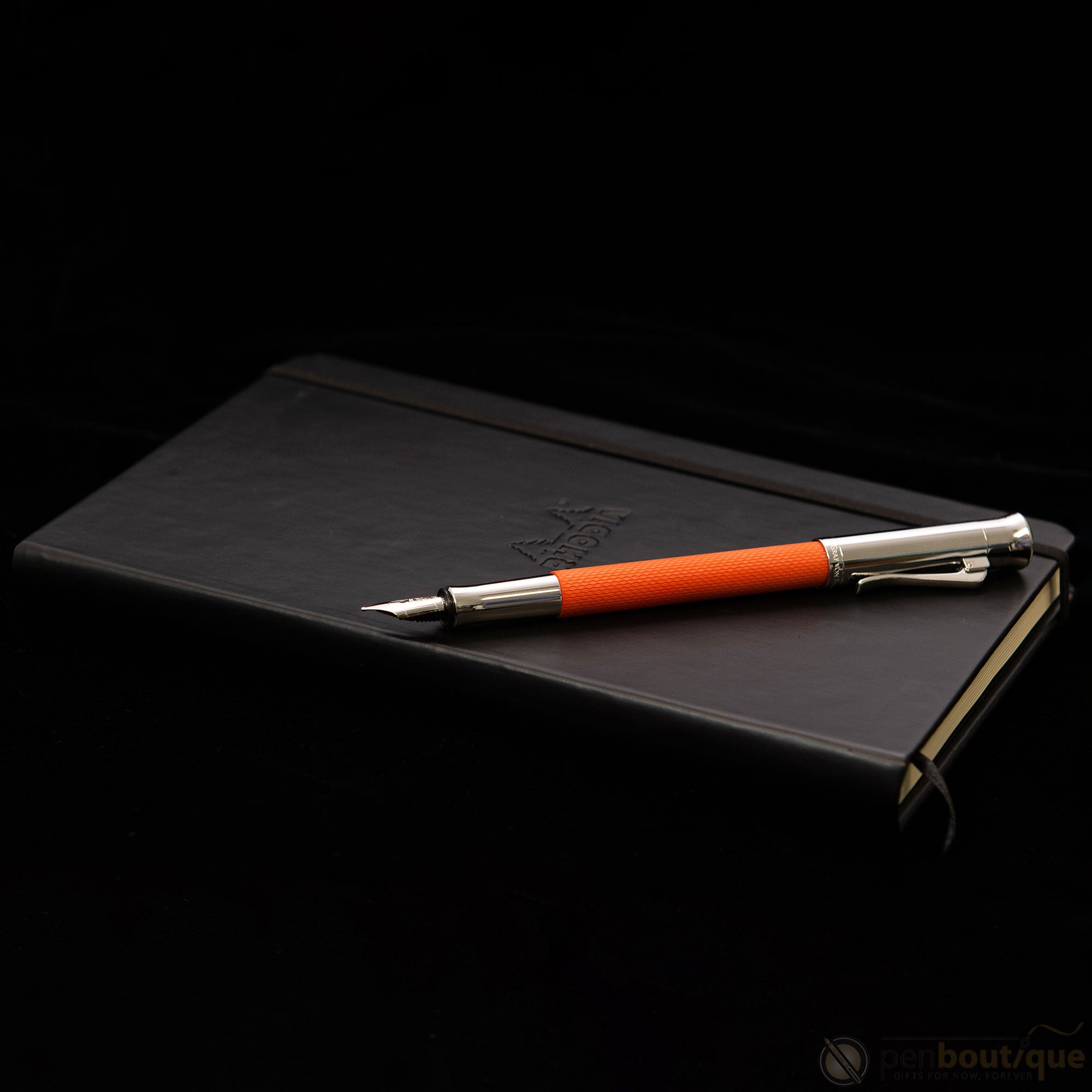 Graf Von Faber-Castell Guilloche Burned Orange Fountain Pen-Pen Boutique Ltd