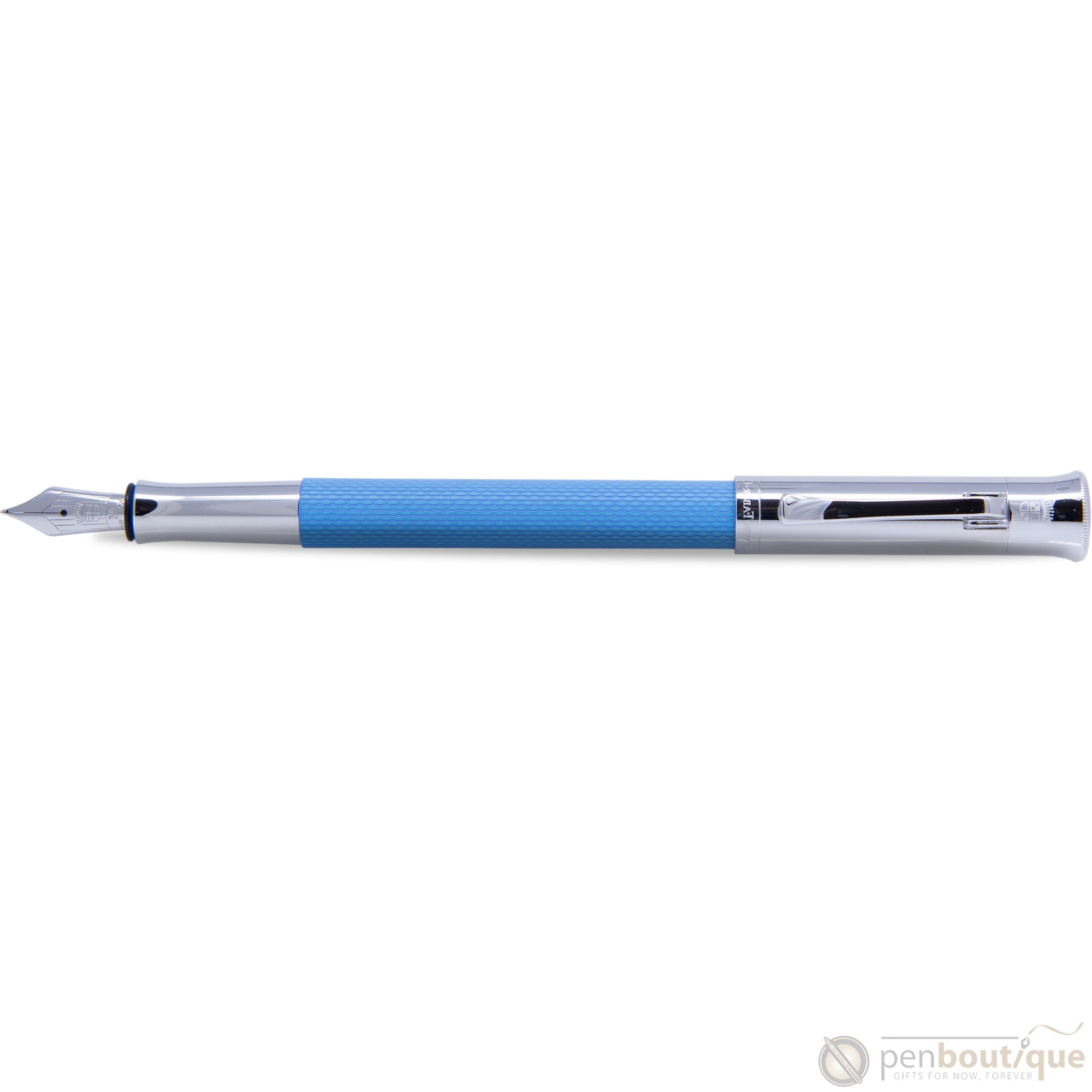 Graf Von Faber-Castell Guilloche Fountain Pen - Gulf Blue-Pen Boutique Ltd