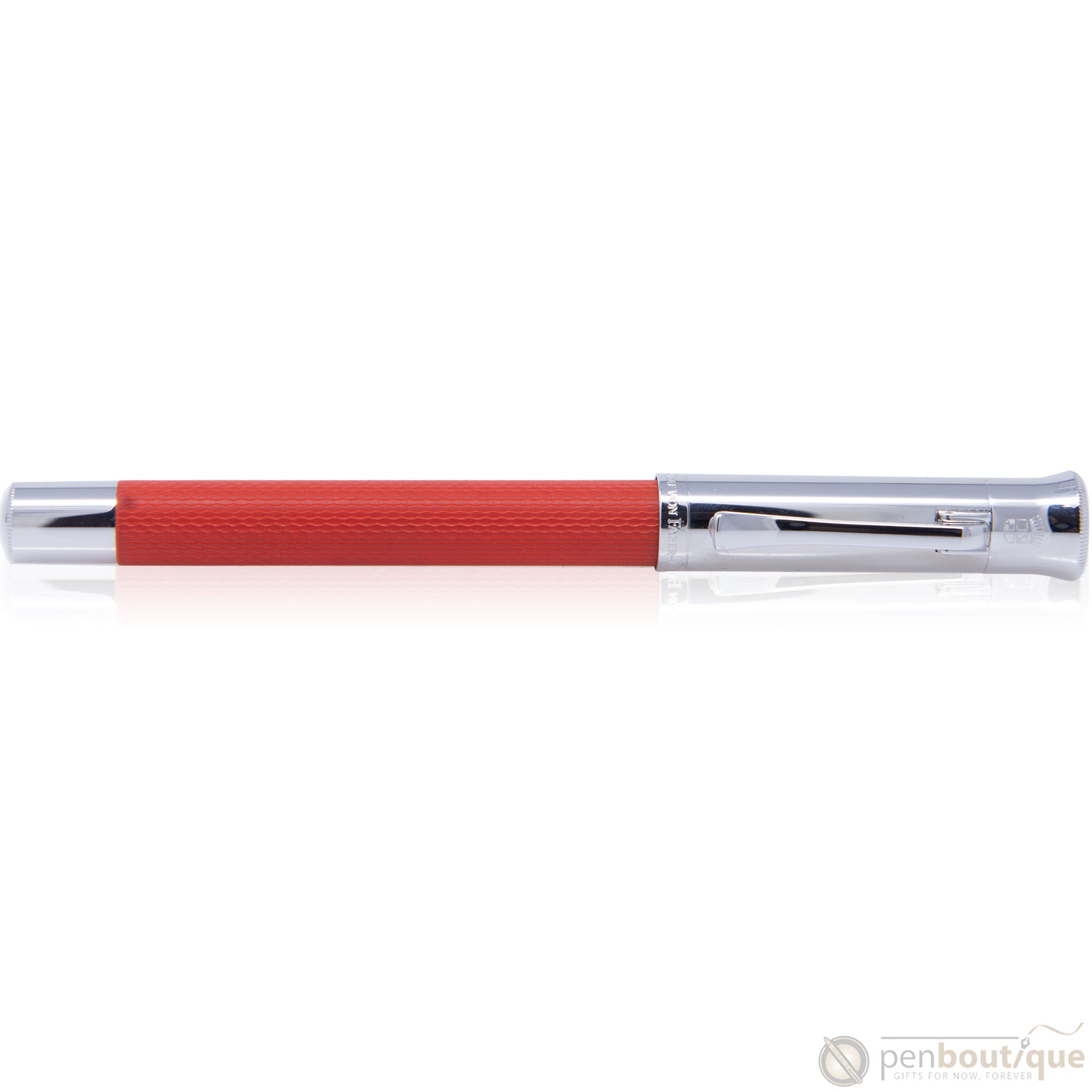 Graf Von Faber-Castell Guilloche Fountain Pen - India Red-Pen Boutique Ltd