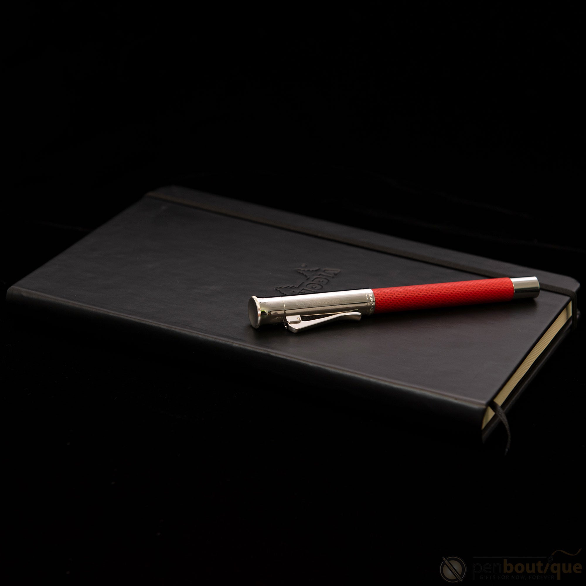 Graf Von Faber-Castell Guilloche Fountain Pen - India Red-Pen Boutique Ltd