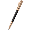 Graf von Faber-Castell Classic Anello Rollerball Pen - Black with Rose Gold Trim-Pen Boutique Ltd