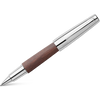 Faber-Castell Design E-Motion Pear Wood Dark Brown Rollerball Pen-Pen Boutique Ltd