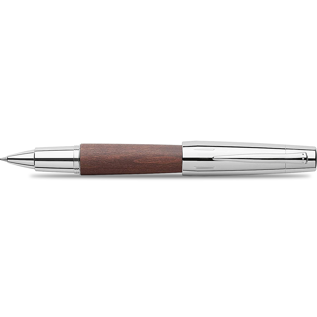 Faber-Castell Design E-Motion Pear Wood Dark Brown Rollerball Pen-Pen Boutique Ltd
