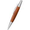 Faber-Castell E-Motion, Pearwood, Brown/Chrome Ballpoint Pen - Pen Boutique Ltd