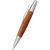 Faber-Castell E-Motion, Pearwood, Brown/Chrome Ballpoint Pen-Pen Boutique Ltd